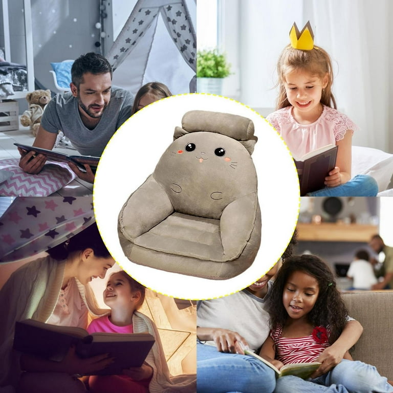Reading Pillow, Cartoon Plush Adult Backrest Lounge Cushion