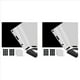 thumbnail image 1 of 2X Cortinas Opacas para Dormitorio, Persianas Opacas Portátiles DIY, Sombra Exterior para Ventanas Interiores para Guardería, 1 of 5