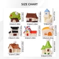 thumbnail image 2 of TINGXIN Diy Miniature Windmill Resin House E (Miniature Windmill Resin House, Fairy Garden House), Miniature Scene Decor Dollhouse Accessories Resin Dollhouse for Terrarium Fish Tank, 2 of 5