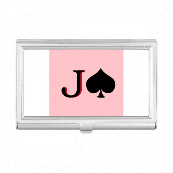Peace Jacky Spade J Poker Business Card Holder Case Pocket Box Wallet