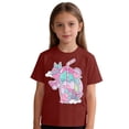 thumbnail image 4 of Trendfront Girls Cartoon Graphic Shirt Cute Character Print Summer Tee Crewneck Short Sleeve Casual Fashion T-Shirt Everyday Wear Playwear Tops, 4 of 4