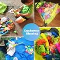 thumbnail image 6 of Kids Magnetic Fishing Pool Toys Game - Water Table Bathtub Party Toy with Pole Rod Net Floating Fish Toddler Color Ocean Animals, 6 of 7