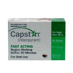 CAPSTAR Green FAST ACTING for Dogs Over 25 lbs. 60 Tabs