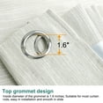 thumbnail image 4 of PiccoCasa 2 Panneaux Rideaux Occultants Aspect Lin pour Cuisine Beige 29"x36 Pouces, 4 of 7