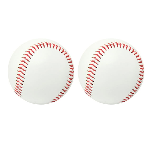 Shisuyan 2PCS Type Training Baseball Filling Baseball Outdoor Sports Baseball Ball Portable Hitting Practice Baseball for Outdoor Sports Practice Training White