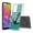 Black Anchor/Chevron, variant on AquaFlex Hybrid Slim Designed For Samsung Galaxy A03S Case Texture, Pattern, Other