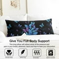 thumbnail image 3 of Butterfly Body Pillow Cover - Soft & Breathable, Hidden Zipper, 20"x54", Floral & Tropical Butterfly Print - Perfect Gift for Butterfly Lovers, Side Sleepers & Aesthetic Decor, 3 of 7