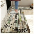 thumbnail image 1 of Kitchen Mats for Floor Anti Fatigue Mats for Kitchen Floor Kitchen Rugs Farmhouse Style Memory Foam Kitchen Mat Cushioned PVC Leather Kitchen Rug Set, 17.3x28+17.3x47 inchs, 1 of 6