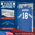 thumbnail image 3 of PENNZONI Jersey Frame Display Case, Acrylic Sports Jersey Frame Shadow box w/ Padlock, Clear Back, 3 of 13