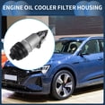 thumbnail image 3 of Conjunto de base de filtro de aceite de motor Unique Bargains No.06E115405K para Audi A4 A5 A6 de aleación de aluminio tono plateado 1 Pc, 3 of 7