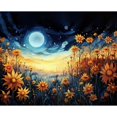 thumbnail image 4 of TISHIRON Diamond Art Painting Kits,12x16 inch 5D DIY Starry Flower Group Diamond Art Crafts Kit for Adults and Kids Beginners, 4 of 7