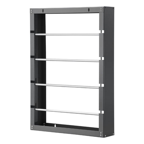Wall Mounted Wire Spool Rack 4 Adjustable Rods 150 lbs Capacity Cable Dispenser Cold Rolled Steel Holder for Electrical Industrial Use
