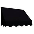 ALEKO 6' x 2' Window Awning Door Canopy, Black Color