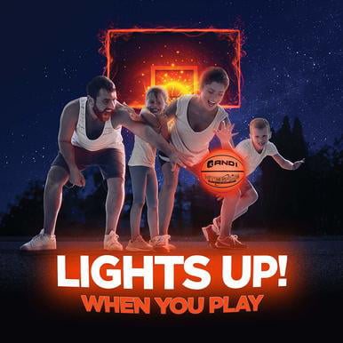 Night Games LED Light Up Official Size Basketball