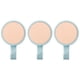 thumbnail image 1 of 3 ganchos para toallas, rotación de 360 grados, fuerte fuerza de sujeción, ABS duradero, estable, multifunción, ganchos para sombreros para el baño, hogar, rosa claro y azul claro, 3 unidades, 1 of 8