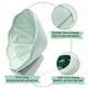 thumbnail image 2 of 1 collar para gatos (verde claro, L), collares ajustables antimordeduras para gatos, collar isabelino para recuperación, collar de cono para gatos después de la cirugía ER, 2 of 5