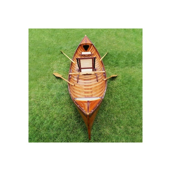 Traditional Canoe With Ribs