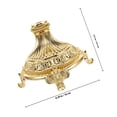 thumbnail image 2 of HEALEEP Pedestal Metálico Dorado Estilo Oriental Para Exhibir Plantas Y, 2 of 6