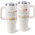 thumbnail image 1 of Chaos Coordinator Tumbler Teachers Tumbler Teacher Appreciation Gifts Funny Teacher Gifts Thank You Gifts For Teachers Chaos Coordinator Gifts For Women 40OZ Tumbler With Straw, 1 of 6