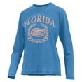 thumbnail image 2 of Women's Pressbox Royal Florida Gators Chandler Olive Leaf Arch Long Sleeve T-Shirt, 2 of 3