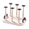 thumbnail image 4 of CoudarTitie Bottle Drainer Stand Coffee Mug Rack Double Handles 6 Cup Holder Hanger Portable Cream, 4 of 9