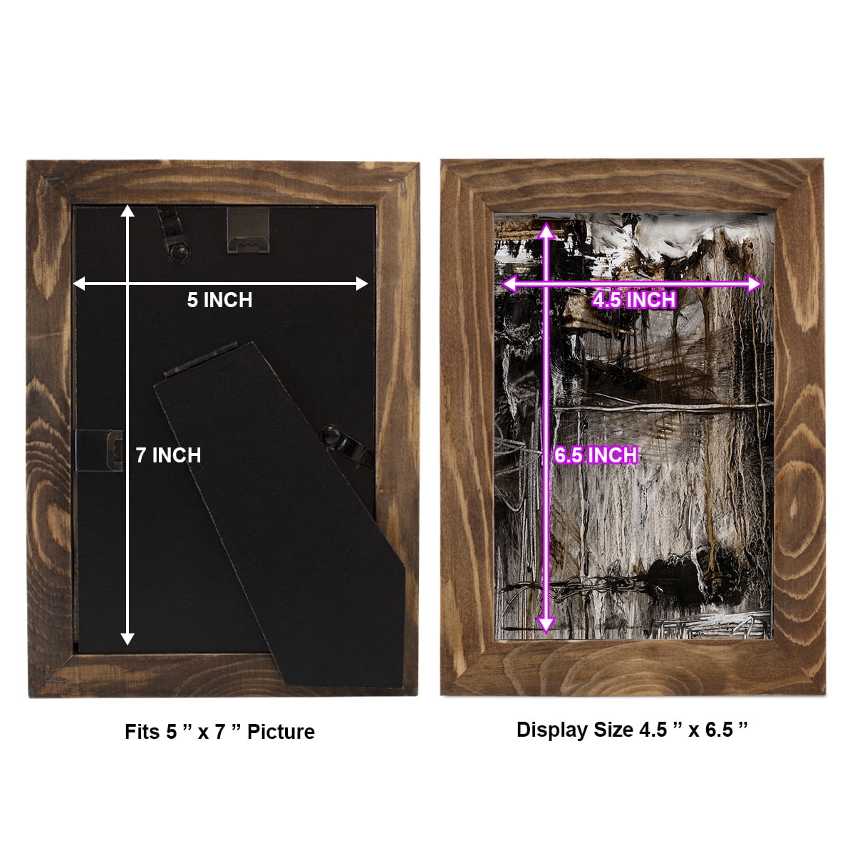 Continuum II -Framed Print w/glass-Walnut