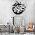 thumbnail image 4 of Craftnamesign Dad You're My Hero Metal Wall Art LED Light, Personalized Fathers Day Sign, 4 of 5