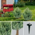 thumbnail image 3 of Danolapsi Artificial Cypress Shrub Ball Trees 2 Pack 30" Inch Fake Evergreen Plants with Ground Spikes Outdoor Artificial Plants Resistant to UV Ray for Front Porch Garden Indoor Outdoor, 3 of 7