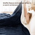 thumbnail image 3 of Manta térmica blunique Waffle Electric Queen Navy 215x230 cm, 3 of 9