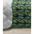 thumbnail image 3 of Abstract Down Alternative Comforter, Rhythmic Wavy Spirals Leaves Motifs Composition Modern Vintage Illustration, Microfiber Quilt for All Season, 5 Sizes, Burnt Sienna, by Ambesonne, 3 of 3