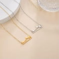thumbnail image 4 of Stainless Steel Minimalist Mountain Top Pendant Snowy Mountain Necklaces, 4 of 9