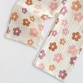 thumbnail image 6 of Xyant Toddler Baby Girl Summer Flower Outfit Floral Print Cotton Sleeveless Tunic Tank Top Pants Set Boho Kids Toddler Spring Clothes (Beige,2-3 Years), 6 of 6