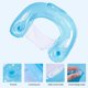 thumbnail image 5 of Flotador de piscina inflable con portavasos Silla de piscina flotante para adultos (azul) Flotadores de piscina para adultos, 5 of 7
