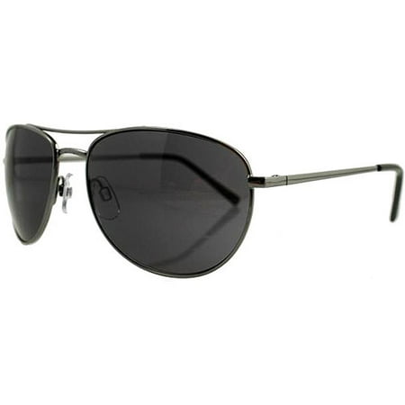 DNA Men's Sunglasses, Gunmetal Frame with Gray Lenses
