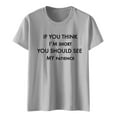thumbnail image 5 of Summer Tops for Women Shirt for Juniors 2 T Women Tees And Tops T Shirts Casual Athletic Shirt Long Sleeve Loose Fit Neck Tee Oversized Tee Casual Summer Light Gray S, 5 of 5