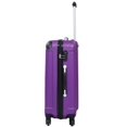 thumbnail image 3 of 3 Pcs Luggage Travel Set Bag ABS Trolley Suitcase Purple, 3 of 7