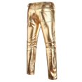 thumbnail image 2 of Pantalon en Cuir Slim Fit Brillant pour Homme, 2 of 4