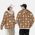 thumbnail image 3 of KLL Squirrel And Maple Leaves Print Men's Women’s UPF 50+ Sun Protection Outdoor Hoodie Jacket Long Sleeve Fishing Hiking Performance Shirt-XX-Large, 3 of 6