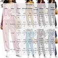 thumbnail image 3 of BRELIL Women's Two Piece Outfits Long Sleeve Pullover Tops Elastic Waisted Wide Leg Pants Casual Lounge Sets Solid Boho Vacation Travel Tracksuit Loungewear, Sky Blue S, 3 of 7