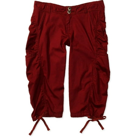 Op - Juniors Cinched Cropped Scrub Pants