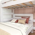 thumbnail image 2 of Max & Lily Solid Wood Bunk Bed, L-Shaped Twin over Full Size Bed Frame for Kids Modern Farmhouse, 2 of 10