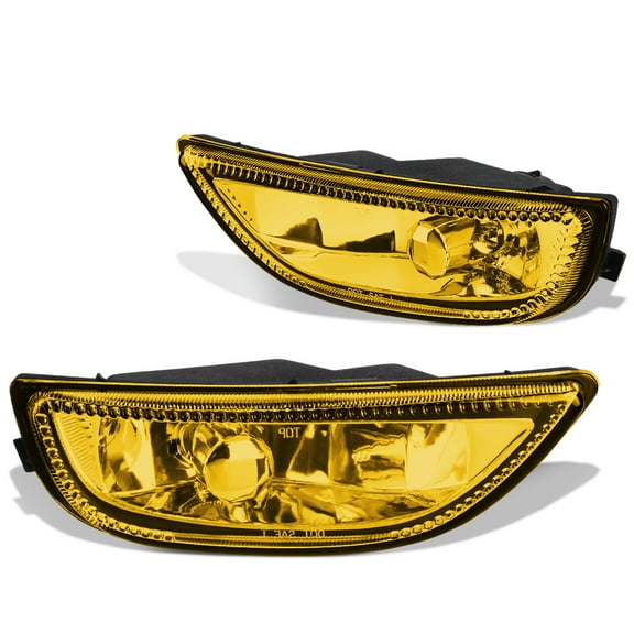 DNA Motoring FL-ZTL-206-AM For 01-02 Corolla Pair of Bumper Driving Fog Lights (Amber Lens) Fits select: 2001-2002 TOYOTA COROLLA