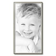 thumbnail image 2 of ArtToFrames 15" x 28" Silver with Stained Grey Picture Frame, 15x28 inch Silver Wood Poster Frame (WOM-4767), 2 of 7