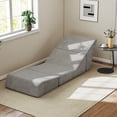 thumbnail image 4 of Gymax Fauteuil-Lit Pliant 3-en-1 Convertible avec Housse Zippée Lavable, 4 of 10