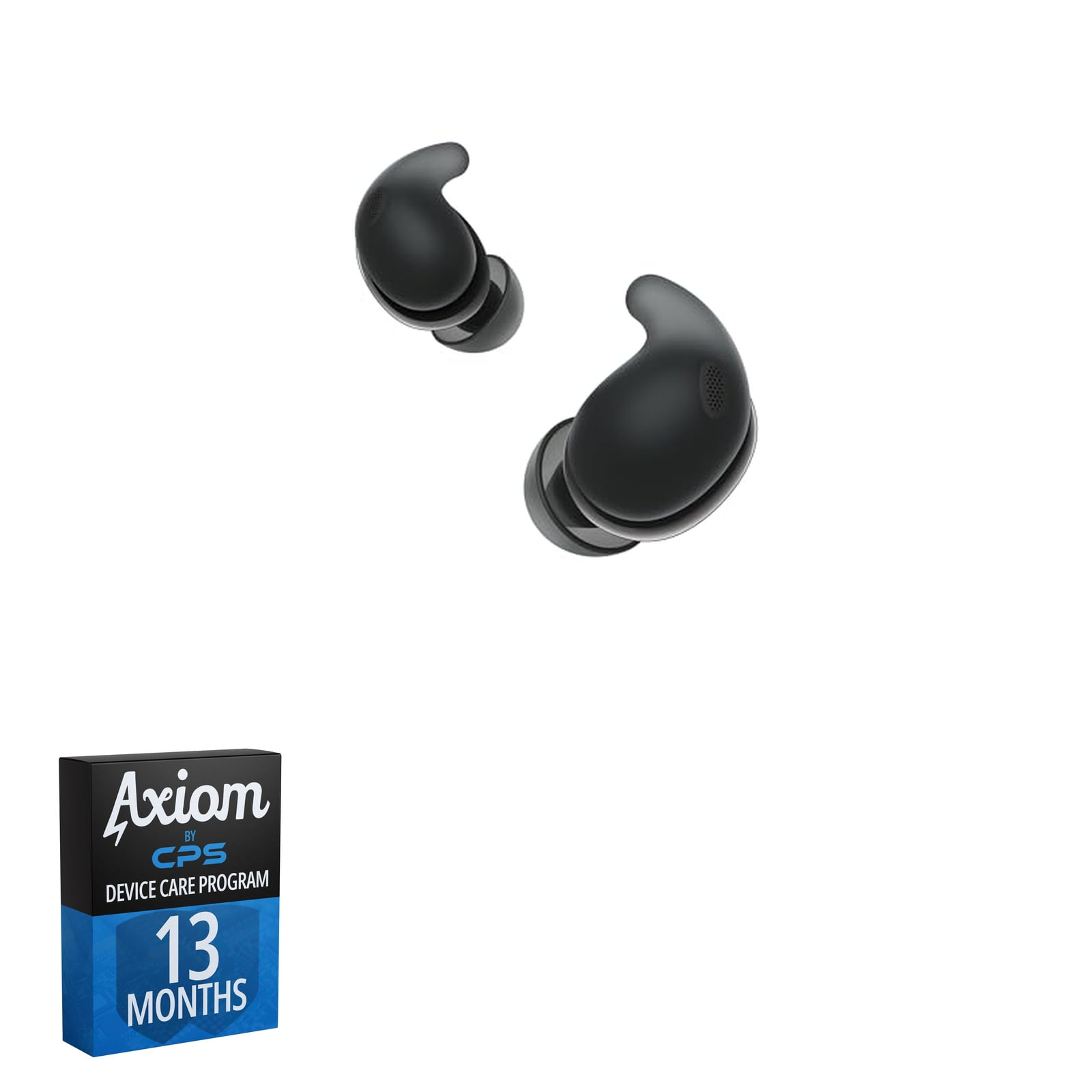 Sony LinkBuds Fit Noise Canceling Headphones - Black - WFLS910N/B + 13-Month Axiom Care