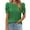 Green, variant on Blouse for Women Dressy Casual Puff Short Sleeve Boho Tops Fashion Floral Crew Neck Tunic Shirts Summer Clothes