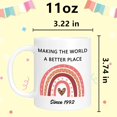 thumbnail image 4 of 33th Birthday Gifts Ideas, 33th Birthday Decorations for Her Him Women Men, 1992 Turning 33 Year Old Birthday Coffee Mug Cup, 11oz, 4 of 5