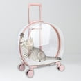 thumbnail image 3 of Maleta con ruedas para mascotas, caja de burbujas perros, cápsu ligera con rueda silenciosa, bolsa de transporte , brilnte Colco Caja de la carretilla, 3 of 8