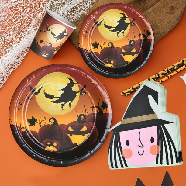 Party Supplies Serves 30 Includes Halloween Plates Halloween