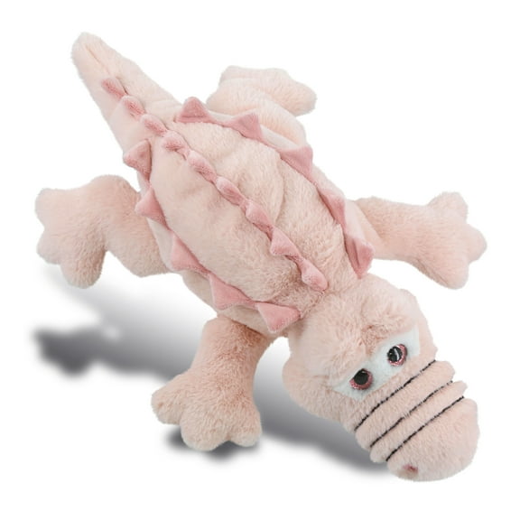 DolliBu Plush Alligator Stuffed Animal - Soft  Huggable Large Pink Alligator, Adorable Playtime Plush Toy, Cute Wild Life Cuddle Gift, Super Soft Plush Doll Animal Toy for Kids and Adult - 17 Inch